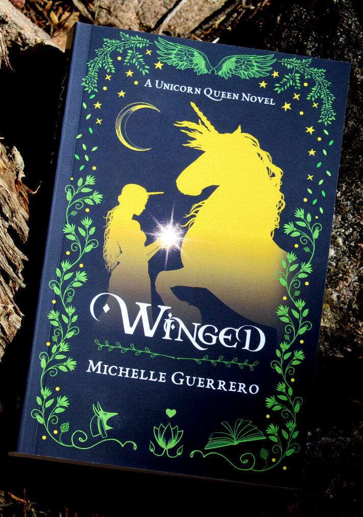 Photo: front cover of Winged.