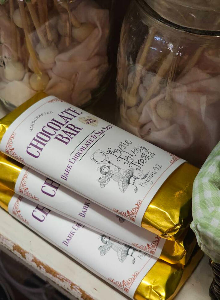 Photo: Handcrafted chocolate bar